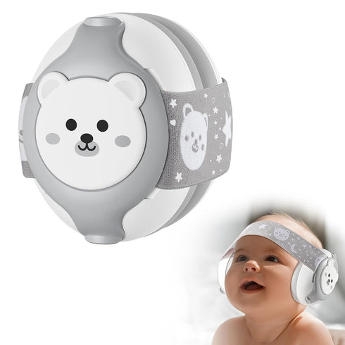 Baby Headphones-Infant Ear Protection for Babies 0-36 Months,Baby Earmuffs with Little Bear Design Noise Cancelling Headphones for Improves Sleep,...