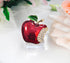 Gyn&Joy Hand Painted Red Apple Fruit Brooch Pin...