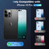 for iPhone 15 Pro Wallet Case with Card Holder + 2 Tempered Glass Screen Protector, Heavy Duty Protective Dual Layer Shockproof Hidden Card Slot S...