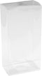 Clear PET Plastic Storage Boxes (8 Pack) 7.5"x3.75"x2.5" - Transparent Gift Boxes, Empty Containers Packing Box for Party Favors Ideal for Cookies...