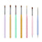 Qianyu 8 Pcs Gel Nail Art Brush Set Acrylic Nail Painting Sculpting Brush for Salon at Home DIY Manicure with Tips Builder Dotting Carving Pen and...