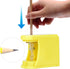 Pencil Sharpener,Electric Pencil Sharpener Kids Friendly Pencil Sharpeners Battery Operated Heavy Duty Classroom Pencil Sharpeners Yellow,for Colo...