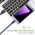 Micro USB Cable, 3Pack 10FT Android Charger Cable Long Nylon Braided Sync and Fast Charging Cord Compatible with Samsung Galaxy S7 S6 Edge, Androi...