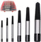 6PCs Damaged Screw Extractor Kits, Chrome-vanadium Steel Stripped Screw Extractor Broken Bolt Extractors Kit, Easy Out Damaged Bolts Remover Tool...