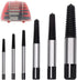 6PCs Damaged Screw Extractor Kits, Chrome-vanadium Steel Stripped Screw Extractor Broken Bolt Extractors Kit, Easy Out Damaged Bolts Remover Tool...