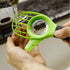 3 in 1 Avocado Slicer Tool Works as a Splitter, Pitter and Cutter as knife peeler scoop with Comfort-Grip Handle (Green-Slicer)...
