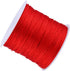 100M x 0.8mm Nylon Chinese Knot Cord Rattail Macrame Shamballa Thread String Beading Thread Chinese Knot Braided (Red)...