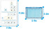 Set of Dry Erase Multiplication and Division Practice White Board, 8" x 12" 2-Digits Mathematics Board with a 4" x 2.5" Multiplication Chart Board...
