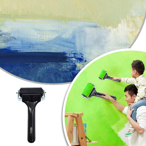 BAIWANLCH Brayer Rollers for Crafting Flexible Ink Rubber Roller Non Slip Glue Roller for Paint Block Stamping Printmaking Supplies Wallpaper Pain...