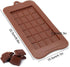 4 Pcs Silicone Chocolate Molds, Non-Stick Chocolate Bar Mold Break-Apart Candy Mold Ice Cube Tray Silicone Baking Mould...