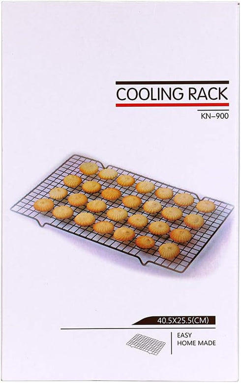 OwnMy Set of 2 Baking Cooling Rack, 10” x 16” Non-Stick Heavy Duty Wire Oven Safe Cooling Rack for Roasting and Baking...