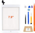 for iPad Mini 1/iPad Mini 2 Screen Replacement,A1432 A1454 A1455 A1489 A1490, Touchscreen Digitizer (White), with Home Button, Full Repair Kit...