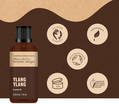 Ylang Ylang Essential Oil | 0.68 Fl Oz (20ml) | Natural Aromatherapy | for Massage and Diffuser...