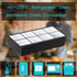 Silicone Ice Cube Tray with Lid, Make 2" Big Square Ice Cubes, Large Whiskey Ice Cube Mold, Ice Cubes Mold for Cocktails & Wine, Soups and Frozen ...