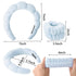 3PCS Spa Headband and Wristband Set, Sponge Skincare Headband for Washing Face Soft Puffy Headband Padded Hairband Facial Makeup Headbands for Wom...