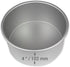 PME Professional Aluminum Baking Pan Round 8 x 4, 8-Inch, Silver...
