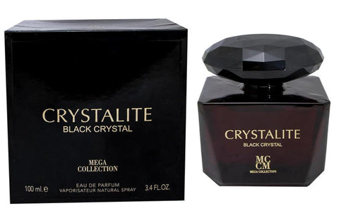 Ard Al Zaafaran. Mega Collection Crystalite Black Crystal Eau De Parfum Spray for Women, 3.4 Ounce...