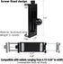 Aluminum Alloy Tablet Holder with 1" Ball Head-360 Rotatable Tablet Mount for iPad and Other Devices from 4.7"-12.9", Compatible with RAM Mounts a...