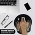 Ergonomic Mouse Pad with Wrist Rest Support, Gothic Skull Skeleton Black Small Mousepad with Non-Slip Pain Relief Rubber Base, Cute Gaming Mouse P...