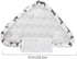 Meriton Washable Steam Mop Pads Triangle Replacement Cleaning Pads Fits Shark Lift-Away/Genius Hard Floor Steam Pocket Mop S3973D S3973 S5003D S60...