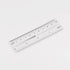Film Flexible Ruler 4 Inch 0.1mm Scale PET Plastic Folding Straight Ruler Calibration Soft Ruler Measuring Tool for Factory, Transparent...