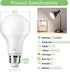 LED Light Bulb, 80 Watt Equivalent A19 LED Bulb, 12W 6500K Daylight White Non-Dimmable E26 Medium Base Light Bulbs for Home Bedroom Kitchen Living...