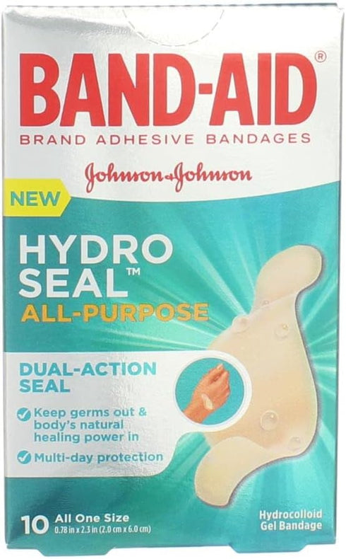 Band-Aid Hydro Seal All Purpose, 10 Count(One Size) Each(Pack of 5)...