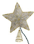 Kurt Adler UL1881 10 Light 8.5-Inch Gold Reflector Star Treetop...