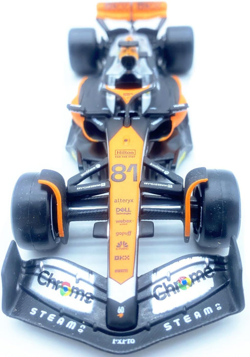 Bburago 1:43 2023 British GP F1MCL60#81 Oscar Alloy Racing Car 1/43 MCL60#81 Formula One Die Cast Adult Collection Vehicles Model Car...