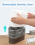 AYADA Tiny, Desk Mini Trash Can, Trash Bin, Waste Basket 1.5 L Desktop, Countertop, Makeup Tabletop Trash Can Little Cute Plastic (White)...