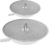 Snowyee Splatter Screen for Frying Pan, Grease Splatter Guard Stainless Steel Large 13” and Small 10” Shield (2 in 1 Set)...