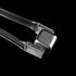 J-Chen 15PCS Plastic Buffet Serving Tongs Mini Serving Utensil Tongs Appetizers Tongs Clear Kitchen Tongs 6.3 Inch Small Ice Tongs for Tea and Cof...
