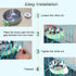 N//A 2Pcs Crate Dog Bowl, Removable Stainless Steel Hanging Pet Cage Bowl, Pet Food Water Bowl for Cat Puppy Bird Rabbit (Green,Blue)...
