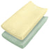 2 Pcs Changing Pad Cover 16 x 32 Inch Ultra Soft Dots Plush Changing Table Covers for Baby Girls and Boys Changing Pad Liners (Sage Green & Cream)...