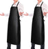 2 Pack Waterproof Rubber Vinyl Apron 40" Chef Aprons for Men Heavy Duty Chemical Work Apron Gifts for Dad Husband Fathers, Adjustable Bib Apron fo...