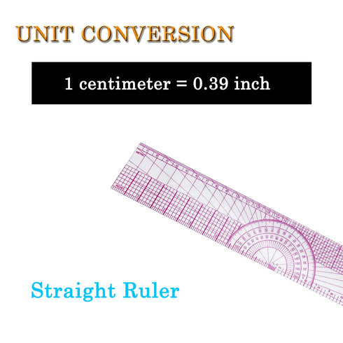 French Metric Ruler, 9 Styles Sew Curve Metric Shaped Ruler Measure Dressmaking Drawing Drafting Measure Template DIY Sewing Ruler Set Perfect for...