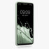 kwmobile Case Compatible with OnePlus 6 Case - TPU Silicone Phone Cover with Soft Finish - Gray Green...