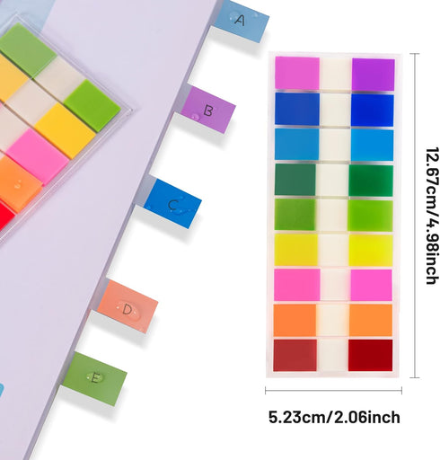 756 Pieces Transparent Sticky Notes Page Markers Book Tabs Page Tabs, Pop Up Index Tabs,Tabs for Annotating Books...
