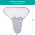 Biloban Baby Swaddle for Boy Girls, Baby Swaddles 3-6 Months, Swaddle Blanket Cotton, Newborn Swaddle, Newborn Essentials, Lovely Grey Print, 2 Pa...