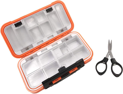 Waterproof Fishing Lure Box Spoon Hooks Baits Storage Tackle Box Containers for Casting Fishing Fly Fishing,Large/Medium/Small Lure Case Available...