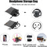 Desing Wish Lightweight Headphone Storage Bag, Portable Headset Carrying Pouch Headphone Case Bag Soft Travel Pouch for Over-Ear Headphones/Gaming...