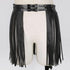 Women Leather Tassel Waist Belt,Women Punk Waist Belt Tassel Fringe Skirt Belt,Wide Tassel Waist Belt for Women,Fringe Dress Belt,Vintage PU Leath...