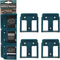 StealthMounts Makita Battery Holders 18v | Makita Battery Mounts for Makita 18v Power Tools | 4 Pack | Blue Makita Battery Organizer...