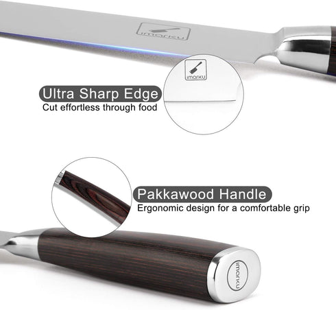 imarku Chef Knife - 8 Inch Home Essentials Sharp Kitchen knife HC Steel Japanese Knife Paring knife, Birthday Gifts for Women/Men, Gifts for Mom/D...