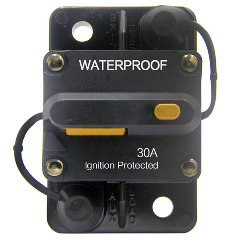 ZOOKOTO 12V-42VDC Waterproof 30A-300A Circuit Breaker with Manual Reset Inline Fuse Inverter Fuse Holder for Marine Trolling Motors Boat ATV Manua...