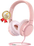 DyBaxa Kids Headphones, Wired Foldable On-Ear Headphones for Kids, Volume Limiter 94dB, Kid Headphones for School Classes Travel, 3.5mm Jack Kids ...