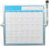 Magnetic Dry Erase Board Calendar- Easy to Clean,Desktop Double Side Monthly Whiteboard with Stand,10 Inch X 10 Inch, Portable Mini White Board Ea...