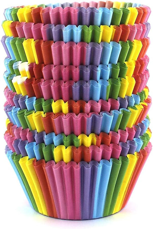 Baking Cups Cupcake Liners, Standard Sized, 300 Count (Rainbow)...
