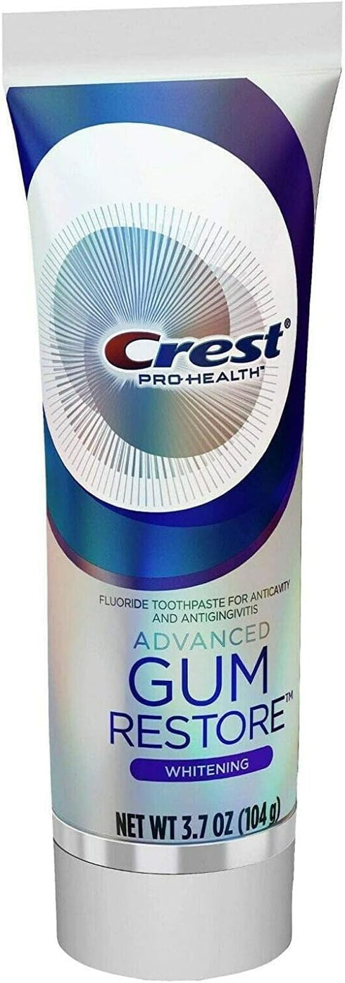 Crest Pro Health Gum Restore Advanced Whitening Toothpaste, 3.7 Oz (104g) - Pack of 2...