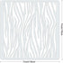 CINPIUK 9PCS Animal Print Cookie Stencils for Cake Painting, Safari Animal Print Airbrush Stencil includes Snakeskin Leopard Zebra Alligator Scale...